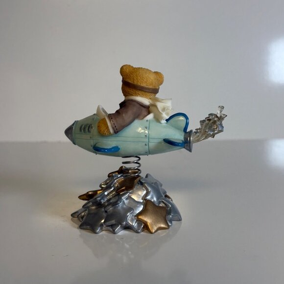 Cherished Teddies Milton Figurine 542644 Boy on Rocket Ship Millennium Event - Picture 4 of 9